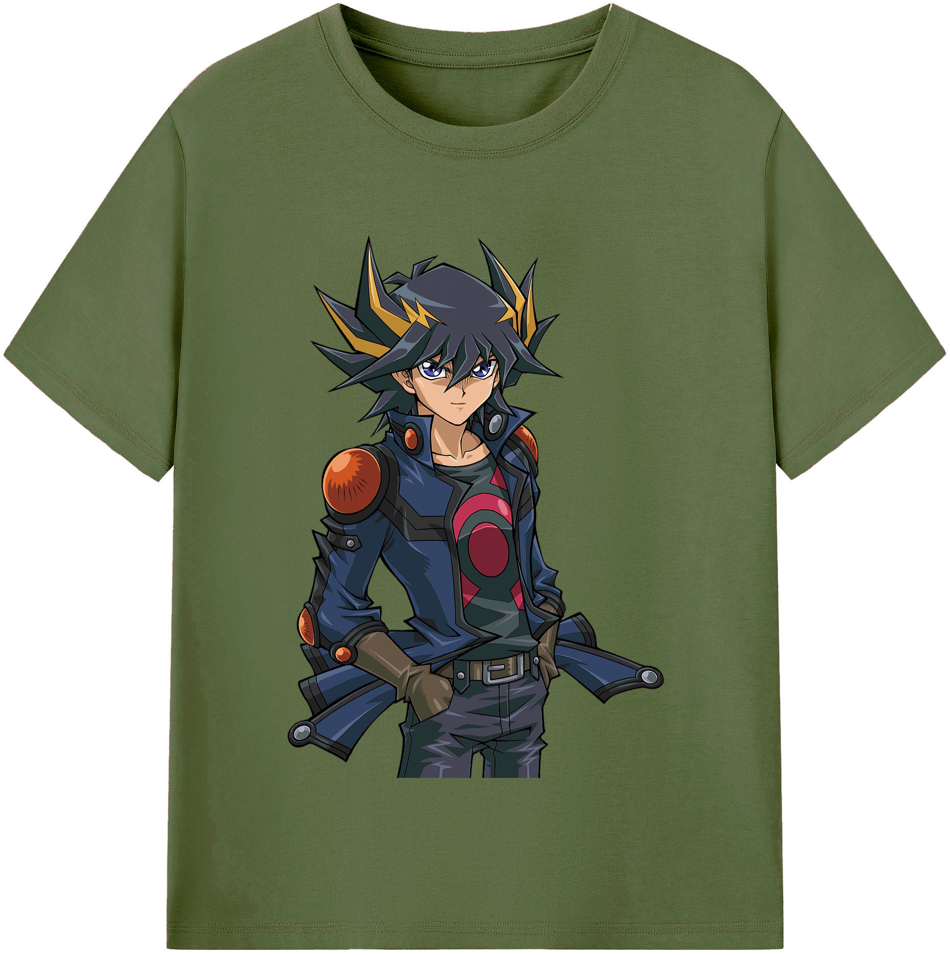 （画像用） 遊☆戯☆王 Yu-Gi-Oh! 綿100％半袖Tシャツ（フロントプリント）